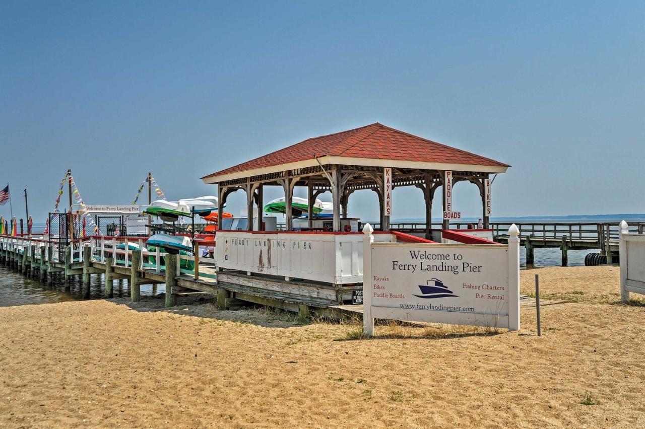 The Blue Crab Cottage - 3 Blocks From The Beach! โคโลเนียลบีช ภายนอก รูปภาพ
